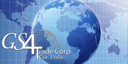 GS4 Tradecorp Cia Ltda Logo World Blue Header
